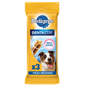 Dentastix Pedigree Perro Adulto Raza Mediana x 3 unidades 77.1gr