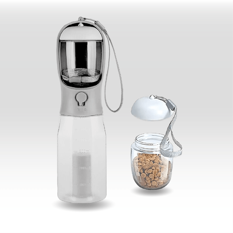 Render - Botella con bolsa -gris-