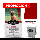 Alimento VitalCan Nutrique Perro Cachorro Raza Grande x 15kg + LATA CHICA NUTRIQUE DE REGALO