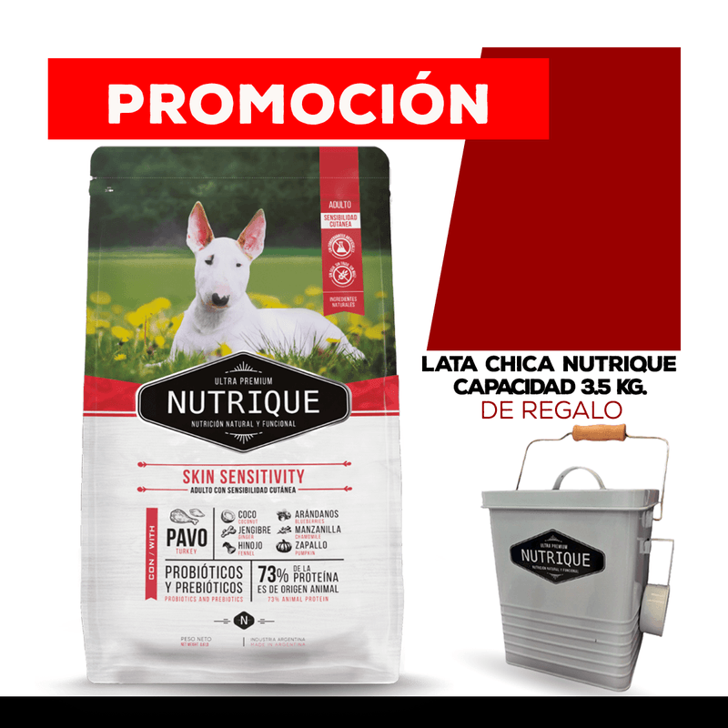 NUTRIQUE SENSITIVE + LATA CHICA NUTRIQUE SIN EL PERRO