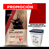 Alimento VitalCan Balanced Natural Recipe Gato Adulto con Carne Argentina x 7,5 kg + TACHO CHICO BALANCED DE REGALO
