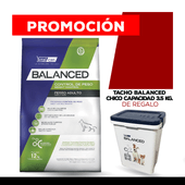 Alimento VitalCan Balanced Perro Control Peso All Ages x 12kg + TACHO CHICO BALANCED DE REGALO