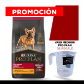 Alimento Purina Pro Plan Perro Adulto Raza Pequeña x 1kg + VASO MEDIDOR PRO PLAN DE REGALO
