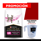 Alimento Purina Pro Plan Veterinary Diets Gato UR Urinary x 1,5kg + VASO MEDIDOR PRO PLAN DE REGALO
