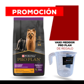 Alimento Purina Pro Plan Perro Adulto Raza Pequeña Exigent x 3kg + VASO MEDIDOR PRO PLAN DE REGALO