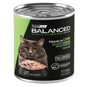 Alimento Húmedo Vitalcan Balanced Soufflé Gato Castrado Sabor Merluza Lata x 340gr