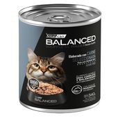 Alimento Húmedo Vitalcan Balanced Soufflé Gato Senior Sabor Pollo Lata x 340gr