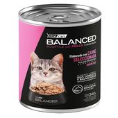 Alimento Húmedo Vitalcan Balanced Soufflé Gato Cachorro Sabor Pollo Lata x 340gr