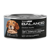 Alimento Húmedo Vitalcan Balanced Soufflé Perro Senior Sabor Pollo Lata x 85gr