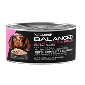 Alimento Húmedo Vitalcan Balanced Soufflé Perro Cachorro Sabor Pollo Lata x 85gr