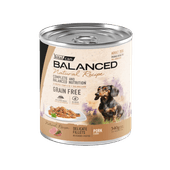 Alimento Húmedo Vitalcan Balanced Natural Recipe Perro Adulto Delicados Filetes de Cerdo Lata x 340gr