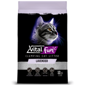 Piedra Arena Sanitaria Aglomerante Lavanda Vital Fun x 12kg.