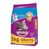 Alimento Whiskas Gato Adulto Pescado Bonus Bag x 11kg