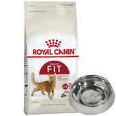Alimento Royal Canin Gato Fit 32 x 15kg + COMEDERO ROYAL CANIN ACERO ANTI HORMIGA DE REGALO