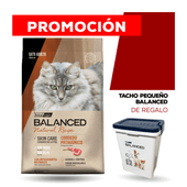 Alimento VitalCan Balanced Natural Recipe Gato Adulto Cordero Patagónico x 15kg + TACHO CHICO BALANCED DE REGALO