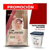 Alimento VitalCan Balanced Natural Recipe Gato Adulto con Salmón x 7.5kg + TACHO CHICO BALANCED DE REGALO