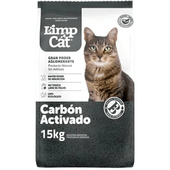 Piedra Arena Aglomerante Sanitaria Limp Cat Carbón Activado x 15kg
