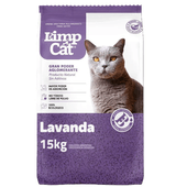 Piedra Arena Aglomerante Sanitaria Limp Cat Lavanda x 15kg