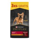 Alimento Pro Plan Perro Adulto Raza Pequeña x 12kg + 3kg BONUS BAG