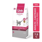 Alimento Unik Gato Castrado / Control Peso x 7,5kg